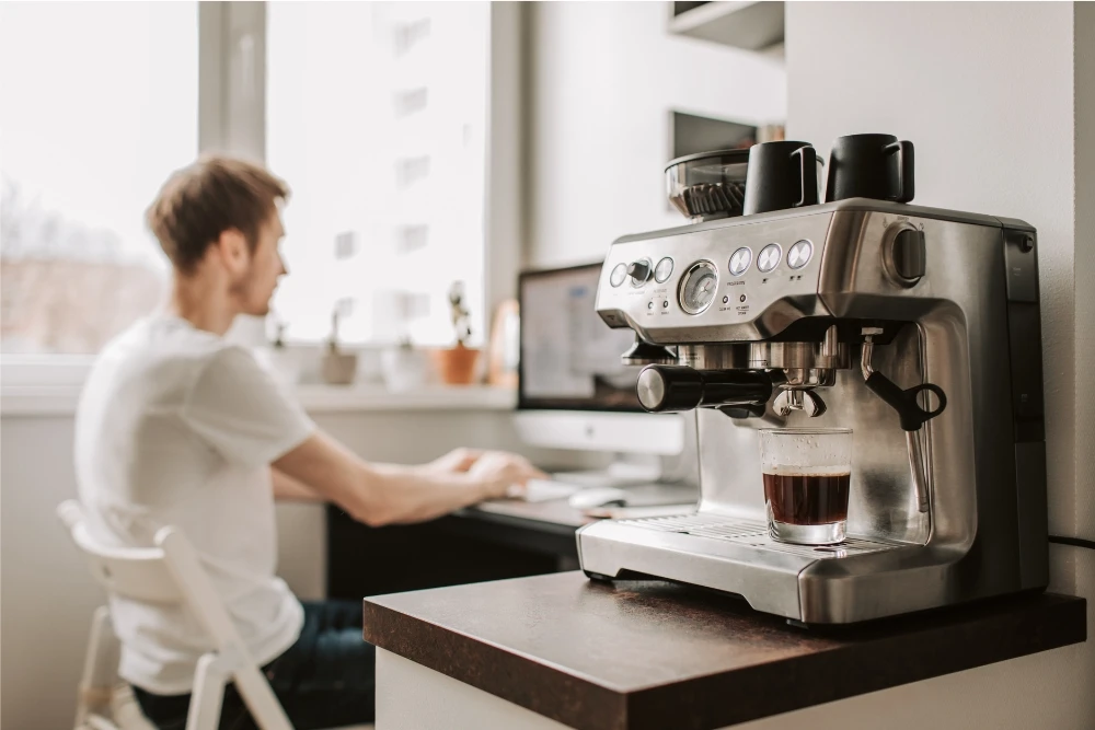 Home coffee machine repair service